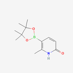 6-Methyl-5-(4,4,5,5-tetramethyl-1,3,2-dioxaborolan-2-YL)pyridin-2-OL
