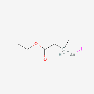 molecular formula C6H11IO2Zn B14301782 ethyl butanoate;iodozinc(1+) CAS No. 113274-34-3