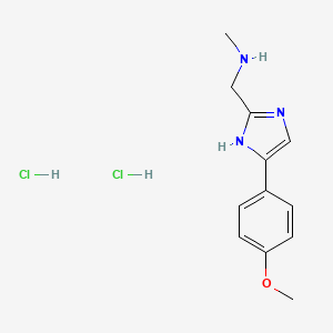 ([4-(4-Methoxyphenyl)-1H-imidazol-2-YL]methyl)methylamine dihydrochloride