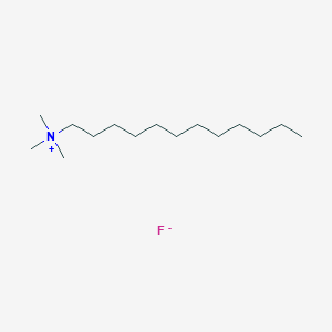 molecular formula C15H34FN B14301845 1-Dodecanaminium, N,N,N-trimethyl-, fluoride CAS No. 118936-21-3