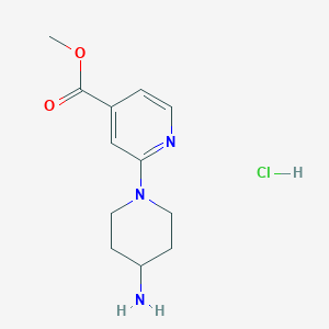 Methyl 2-(4-aminopiperidin-1-yl)pyridine-4-carboxylate hydrochloride