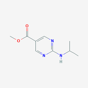 molecular formula C9H13N3O2 B143019 Methyl2-(isopropylamino)pyrimidine-5-carboxylate CAS No. 148741-62-2
