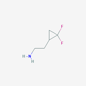 B1430193 2-(2,2-Difluorocyclopropyl)ethan-1-amine CAS No. 123131-70-4