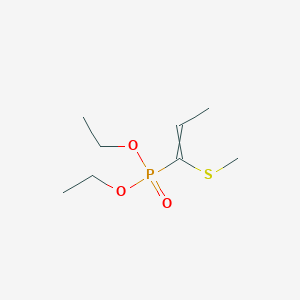 molecular formula C8H17O3PS B14301973 Diethyl [1-(methylsulfanyl)prop-1-en-1-yl]phosphonate CAS No. 114027-00-8
