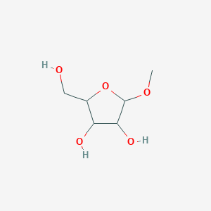 molecular formula C6H12O5 B014302 Methyl beta-D-ribofuranoside CAS No. 7473-45-2