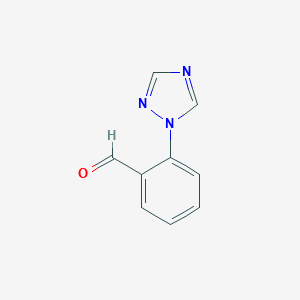 molecular formula C9H7N3O B143020 2-[1,2,4]Triazol-1-yl-benzaldehyde CAS No. 138479-53-5