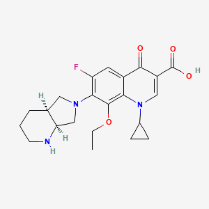 molecular formula C22H26FN3O4 B1430205 8-Ethoxymoxifloxacin CAS No. 1029364-75-7