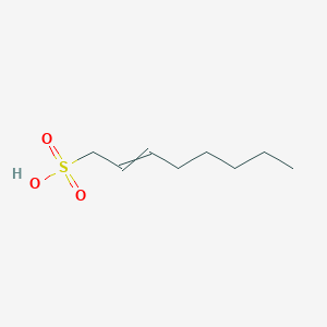 molecular formula C8H16O3S B14302074 Oct-2-ene-1-sulfonic acid CAS No. 112678-63-4