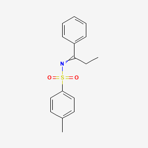 4-Methyl-N-(1-phenylpropylidene)benzene-1-sulfonamide