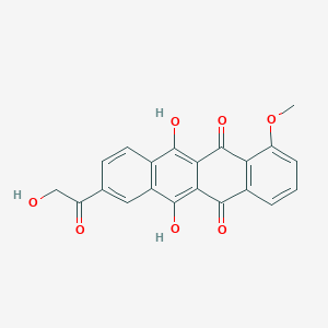 5,12-Naphthacenedione, 6,11-dihydroxy-8-(hydroxyacetyl)-1-methoxy-