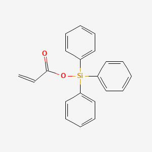 molecular formula C21H18O2Si B14302244 Triphenylsilyl prop-2-enoate CAS No. 118181-60-5