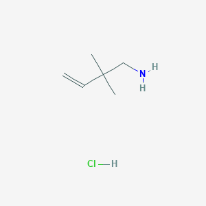 2,2-Dimethylbut-3-en-1-amine hydrochloride