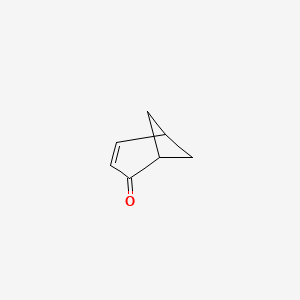 molecular formula C7H8O B1430228 Bicyclo[3.1.1]hept-3-en-2-one CAS No. 39799-12-7