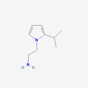 molecular formula C9H16N2 B143023 2-(2-Isopropyl-1H-pyrrol-1-yl)ethanamine CAS No. 141030-93-5