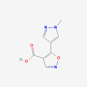 5-(1-methyl-1H-pyrazol-4-yl)-1,2-oxazole-4-carboxylic acid
