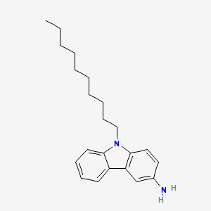 molecular formula C22H30N2 B14302334 9-Decyl-9H-carbazol-3-amine CAS No. 113864-36-1