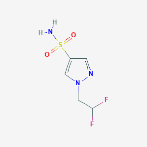 1-(2,2-difluoroethyl)-1H-pyrazole-4-sulfonamide