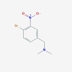 molecular formula C9H11BrN2O2 B1430237 N,N-Dimethyl 4-bromo-3-nitrobenzylamine CAS No. 1414029-51-8