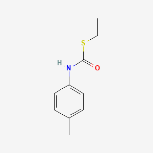 molecular formula C10H13NOS B14302397 S-Ethyl (4-methylphenyl)carbamothioate CAS No. 121781-91-7