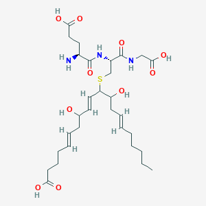molecular formula C30H49N3O10S B143024 Hepoxillin A3 CAS No. 127128-05-6