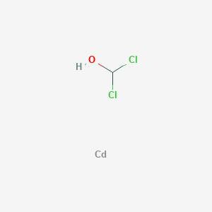 molecular formula CH2CdCl2O B14302421 Cadmium;dichloromethanol CAS No. 113128-07-7