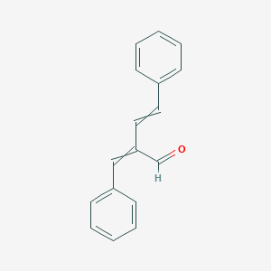 molecular formula C17H14O B14302432 2-Benzylidene-4-phenylbut-3-enal CAS No. 120999-45-3