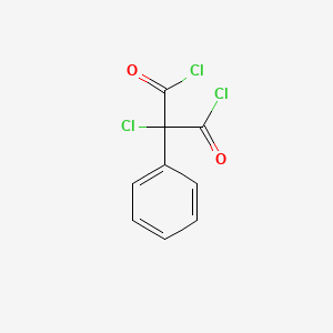 molecular formula C9H5Cl3O2 B14302540 Chloro(phenyl)propanedioyl dichloride CAS No. 112081-08-0