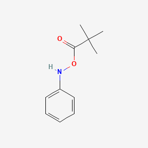 molecular formula C11H15NO2 B14302593 Anilino 2,2-dimethylpropanoate CAS No. 114838-64-1
