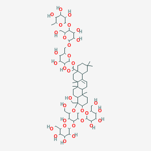 molecular formula C66H108O33 B143026 Staunoside E CAS No. 155661-21-5