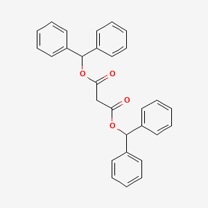 molecular formula C29H24O4 B14302614 Bis(diphenylmethyl) propanedioate CAS No. 116021-77-3