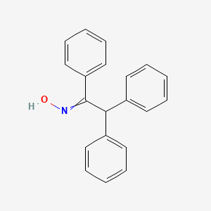 molecular formula C20H17NO B14302624 N-(1,2,2-Triphenylethylidene)hydroxylamine CAS No. 112292-44-1