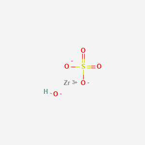 molecular formula HO5SZr B14302696 Zirconium(3+) hydroxide sulfate (1/1/1) CAS No. 114868-13-2