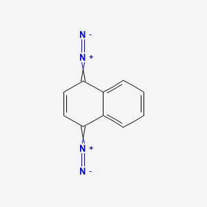 molecular formula C10H6N4 B14302722 1,4-Bis(diazo)-1,4-dihydronaphthalene CAS No. 113656-99-8
