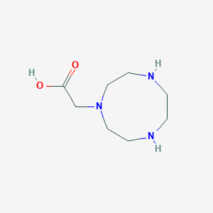 molecular formula C8H17N3O2 B14302742 2-(1,4,7-Triazonan-1-yl)acetic acid CAS No. 120703-02-8