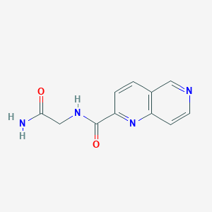 2-(1,6-Naphthyridin-2-ylformamido)acetamide
