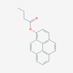 molecular formula C20H16O2 B14302881 Pyren-1-YL butanoate CAS No. 123900-18-5