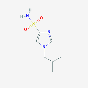 1-(2-methylpropyl)-1H-imidazole-4-sulfonamide