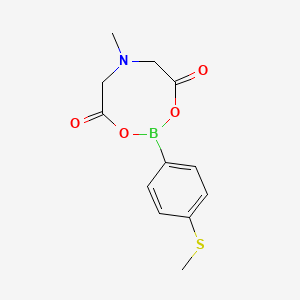 6-Methyl-2-[4-(methylsulfanyl)phenyl]-1,3,6,2-dioxazaborocane-4,8-dione