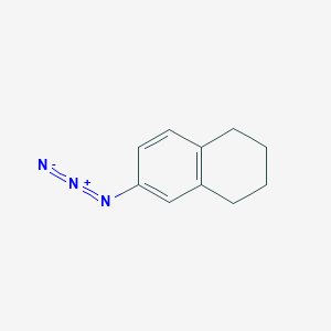 molecular formula C10H11N3 B14302951 6-Azido-1,2,3,4-tetrahydronaphthalene CAS No. 117103-54-5