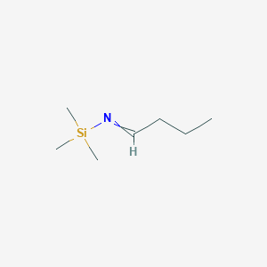molecular formula C7H17NSi B14302962 N-(Trimethylsilyl)butan-1-imine CAS No. 115524-72-6