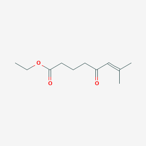 molecular formula C11H18O3 B14302974 Ethyl 7-methyl-5-oxooct-6-enoate CAS No. 116214-60-9