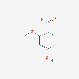 molecular formula C8H8O3 B014303 4-羟基-2-甲氧基苯甲醛 CAS No. 18278-34-7
