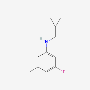 N-(cyclopropylmethyl)-3-fluoro-5-methylaniline