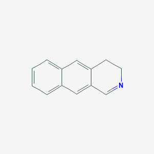 molecular formula C13H11N B14303113 3,4-Dihydrobenzo[g]isoquinoline CAS No. 112576-38-2