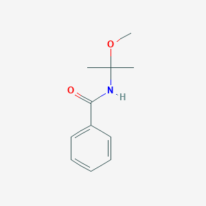 molecular formula C11H15NO2 B14303166 N-(2-Methoxypropan-2-yl)benzamide CAS No. 115245-47-1