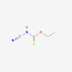 molecular formula C4H6N2OS B14303308 O-Ethyl cyanocarbamothioate CAS No. 113117-13-8