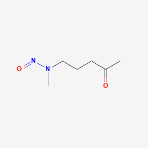molecular formula C6H12N2O2 B14303315 N-methyl-N-(4-oxopentyl)nitrous Amide CAS No. 117732-64-6