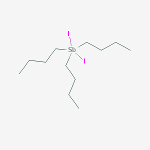 molecular formula C12H27I2Sb B14303404 Tributyl(diiodo)-lambda~5~-stibane CAS No. 116925-96-3