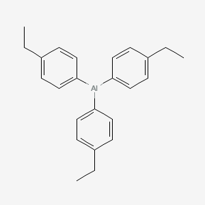 molecular formula C24H27Al B14303441 Tris(4-ethylphenyl)alumane CAS No. 114284-69-4