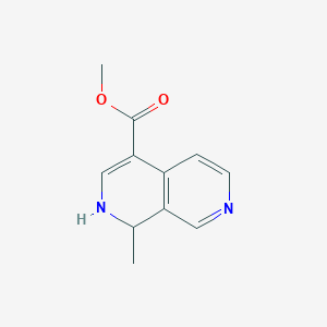 molecular formula C11H12N2O2 B14303475 Methyl 1-methyl-1,2-dihydro-2,7-naphthyridine-4-carboxylate CAS No. 112561-61-2
